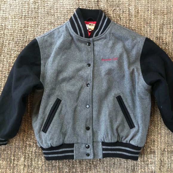 American Girl Other - American Girl Wool Blend Bomber/Varsity Jacket